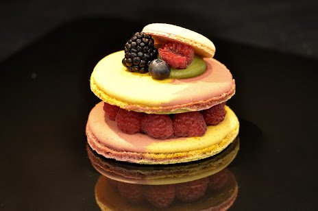 Rose Green Tea Macaron